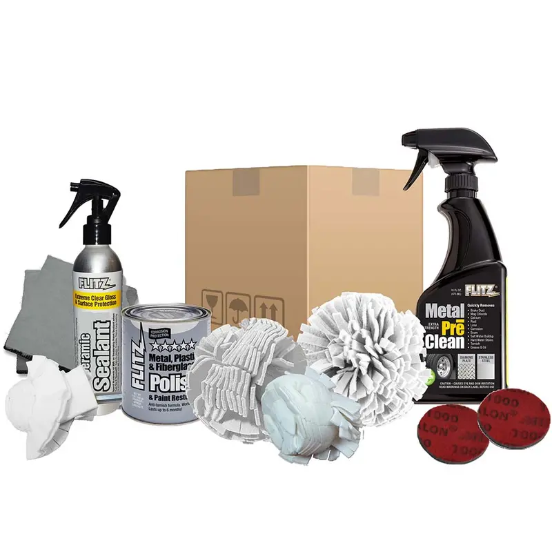 Flitz Pdk 25503 Detailer’S Choice Kit – Complete In-Box Maintenance Set 1