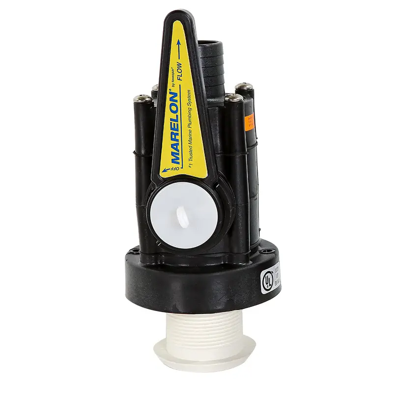 Forespar Marelon 3/4" Full-Flow Mushroom Through-Hull Seacock – Abyc Certified [904043Abyc] 1