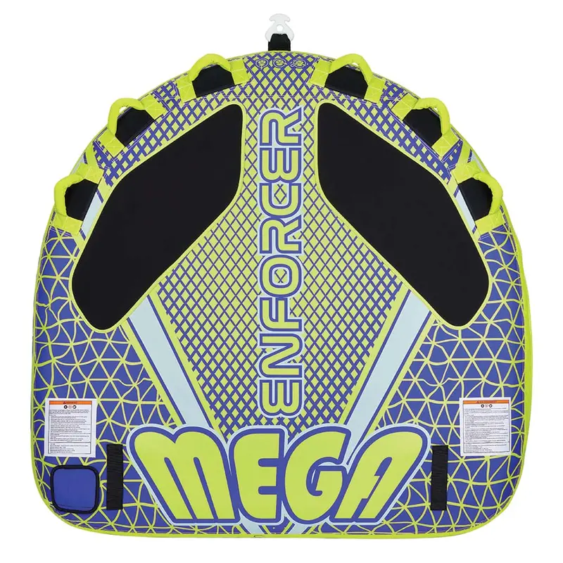 Full Throttle Mega Enforcer 3-Rider Towable Inflatable Tube – Yellow 1