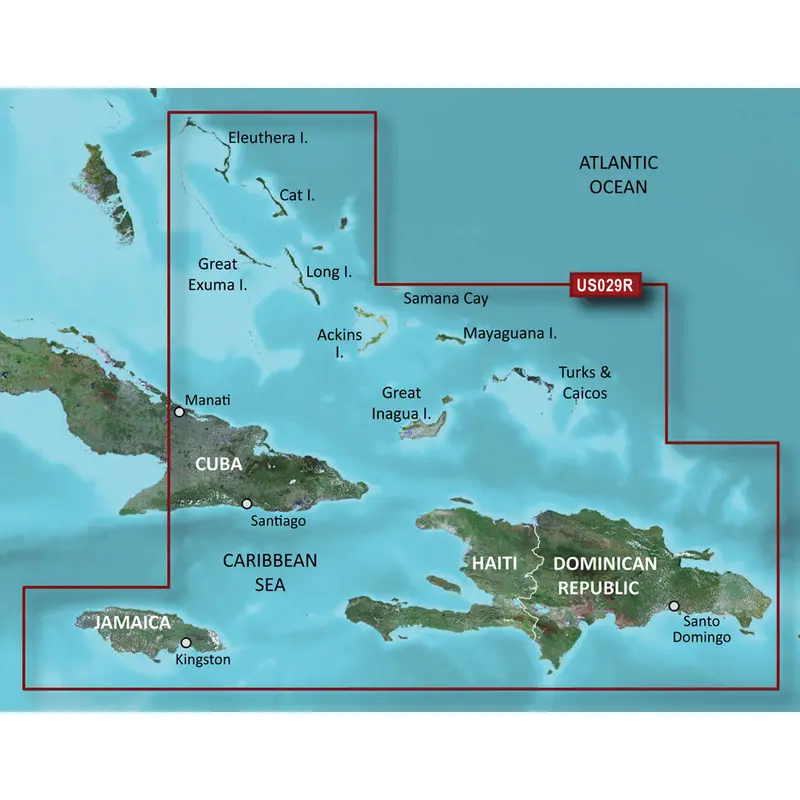 Garmin Bluechart G3 Hd Southern Bahamas Navigational Map – High-Resolution Microsd/Sd [010-C0730-20] 1