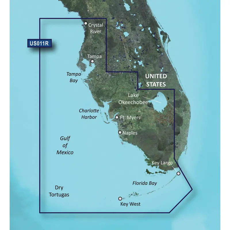 Garmin Bluechart G3 Vision Hd Southwest Florida Navigation Map – Vus011R Microsd/Sd [010-C0712-00] 1