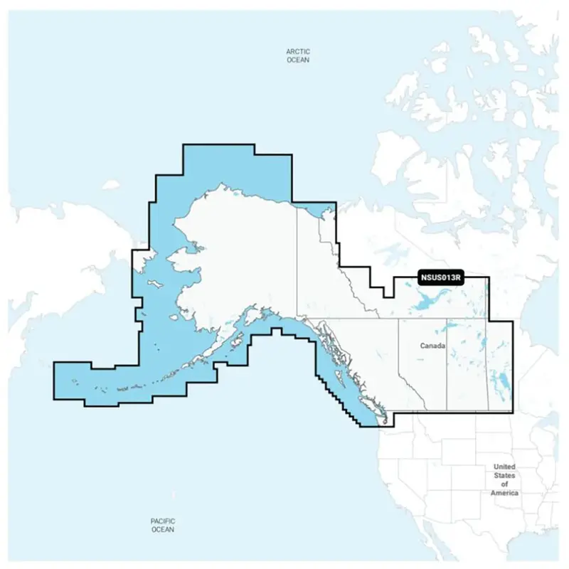 Garmin Navionics+ Canada & Alaska Chart Card – West Region [010-C1485-20] 1