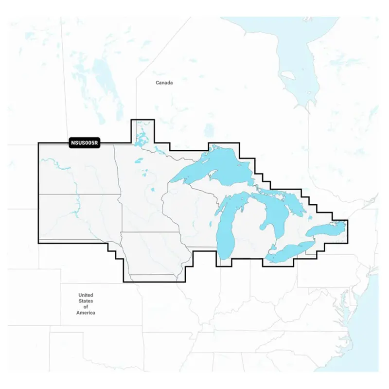 Garmin Navionics+ Chart Card – U.S. North & Great Lakes (Nsus005R) 1