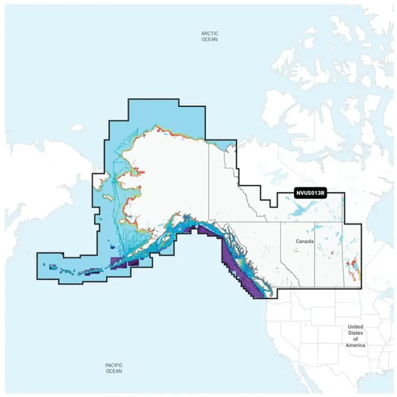 Garmin Navionics Vision+ Canada & Alaska Chart Card – West Region [010-C1485-00] 1