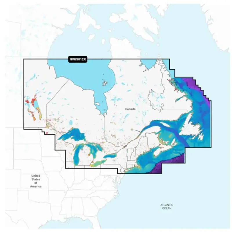 Garmin Navionics Vision+ Canada & Great Lakes Chart Card – East Region [010-C1484-00] 1