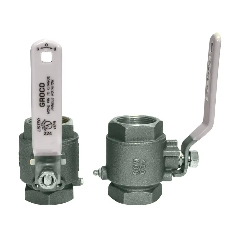 Groco 1-1/2" Npt Stainless Steel Inline Ball Valve – High-Strength [Ibv-1500-S] 1