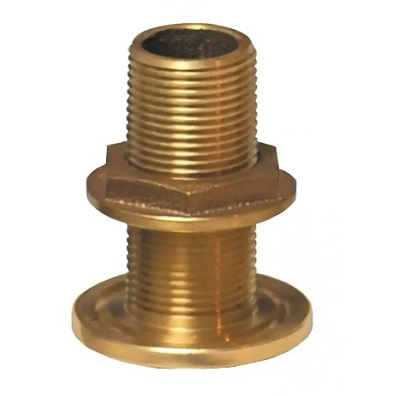 Groco 3-Inch Bronze Thru-Hull Fitting With Mounting Nut 1