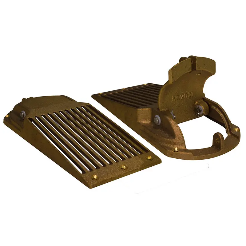Groco Asc-3000 Bronze Slotted Hull Scoop Strainer With Access Door – Supports Up To 3" Thru-Hull Installations [Asc-3000] 1