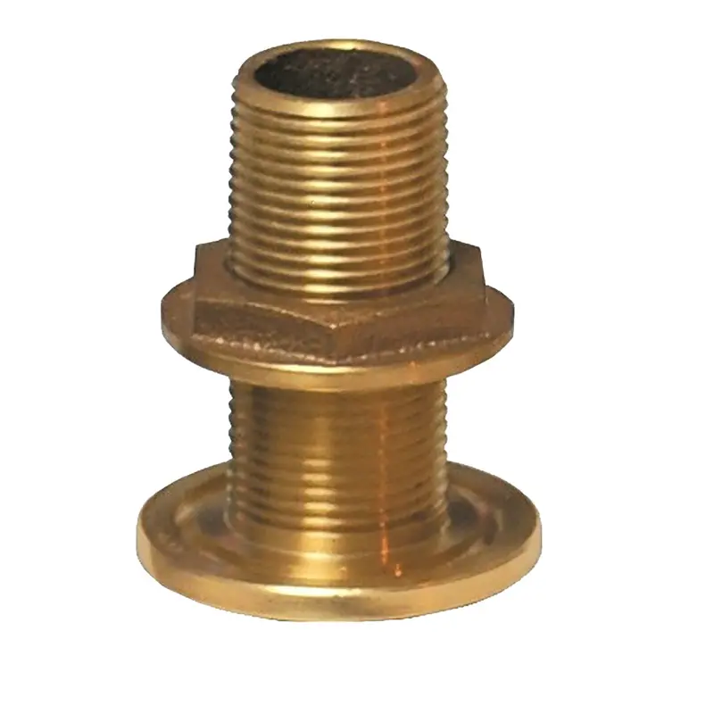 Groco Bronze Heavy-Duty Thru-Hull Fitting: 2" Nps/Npt W/Nut – Model Th-2000-W 1