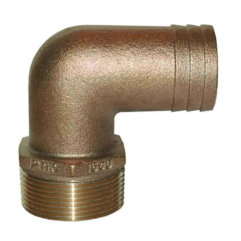 Groco Bronze High-Flow Elbow: 1-1/4" Npt X 1-1/4" Id – Model Pthc-1250 1