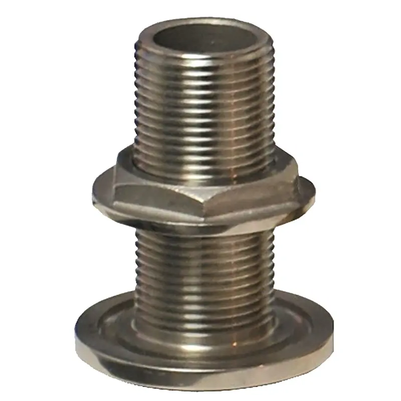 Groco Stainless Steel Thru-Hull Joint: 1-1/2" Nps/Npt W/Nut – Model Th-1500-Ws 1