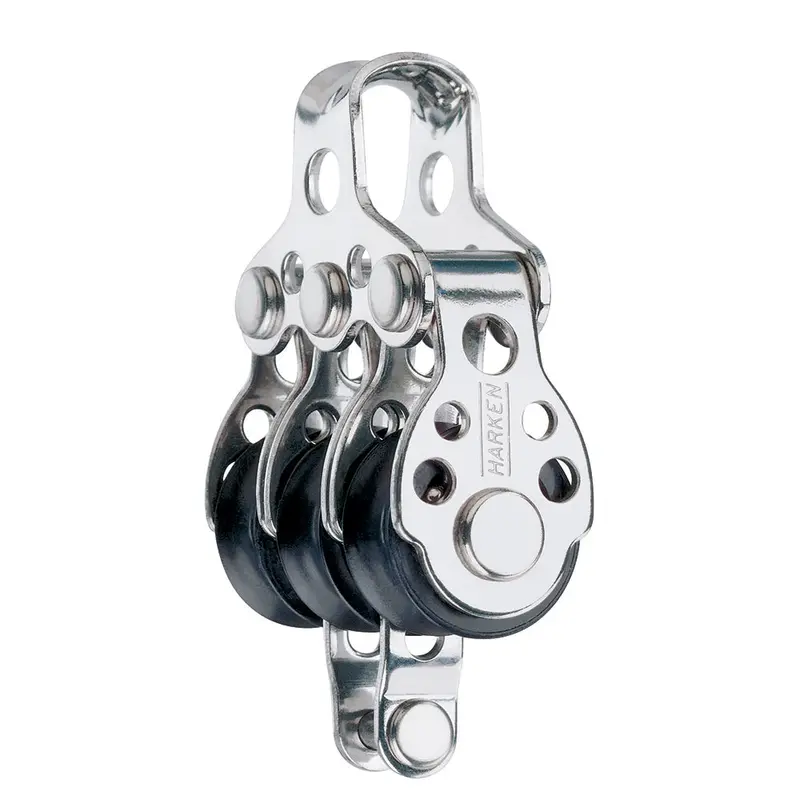 Harken 16Mm Triple Block With Becket For Versatile Line Management [409] 1