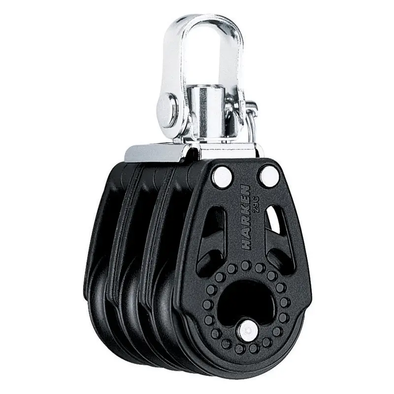 Harken 29Mm Triple Carbo Air Block With Swivel Base [344] 1