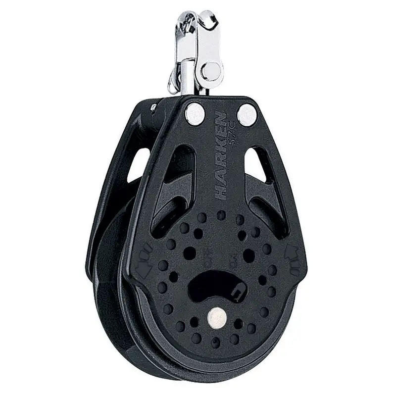 Harken 57Mm Carbo Single Ratchet Block With Swivel [2135] 1