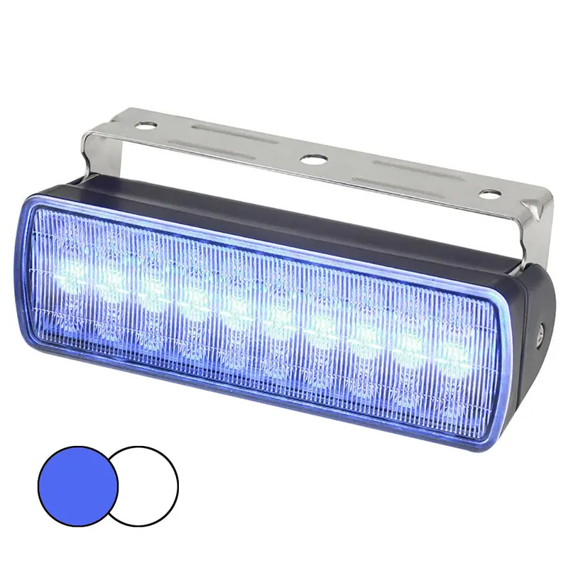 Hella Marine Sea Hawk Xl Dual-Color Floodlight – Blue/White Leds, Black Housing 1