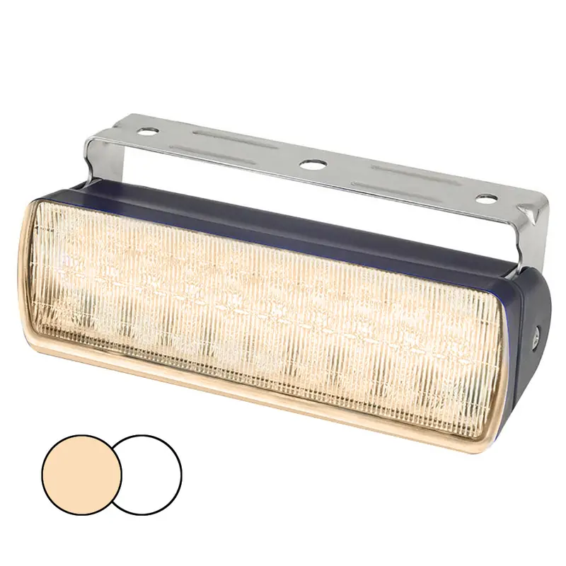 Hella Marine Sea Hawk Xl Dual-Color Floodlight – Warm White/Cool White Leds, Black Housing 1