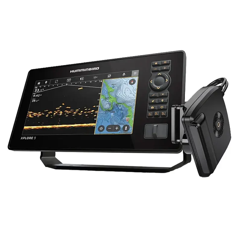 Humminbird Ice Xplore 9-Inch Mega Live 2 Sonar Bundle For Ice Fishing [412340-1] 1