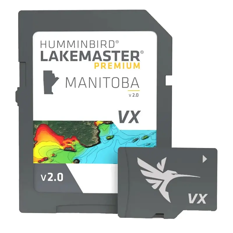 Humminbird Lakemaster Vx Premium Mapping Card: Manitoba V2.0 [602019-2] 1