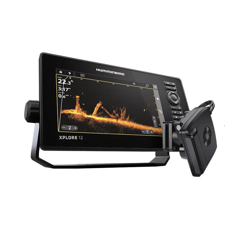 Humminbird Xplore 12 Cmsi+ Chartplotter With Mega Live 2 Transducer – Transom-Mount Kit Included [412020-1/Ml2] 1