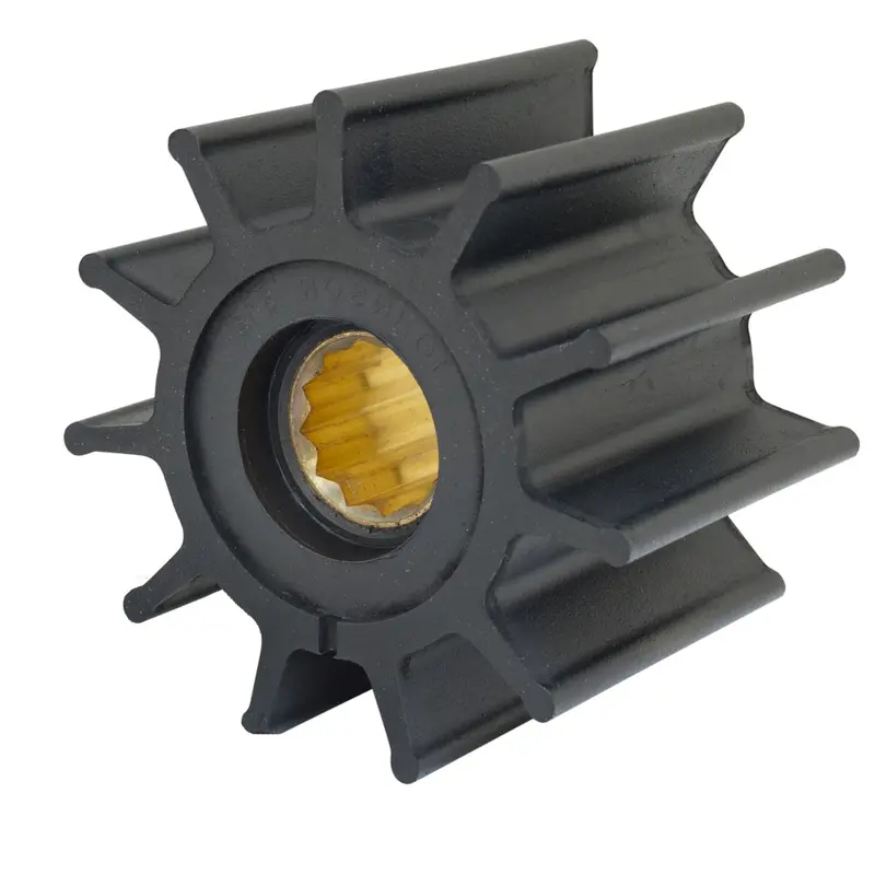 Jabsco 12-Blade Neoprene Impeller Kit With Brass Insert – 3-Inch Diameter, Spline Drive (Model 17935-0001-P) 1