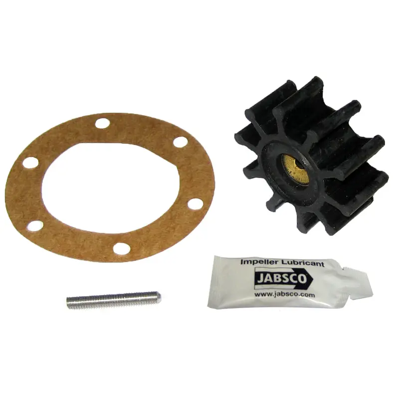 Jabsco 18673-0001-P 10-Blade Neoprene Impeller Kit – 2" Diameter, 7/8" Pin Drive 1