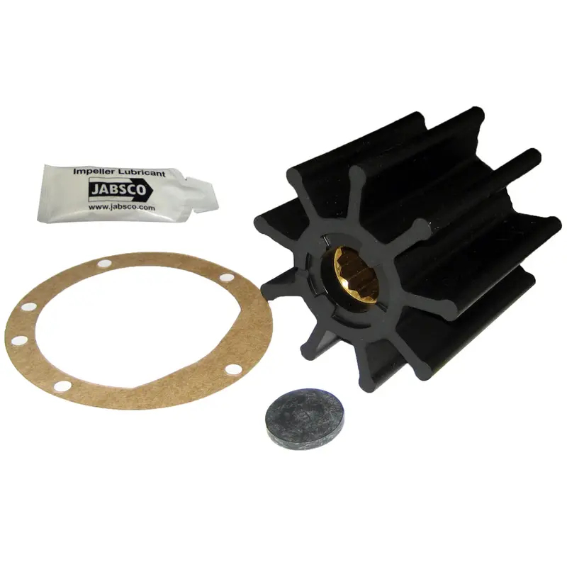 Jabsco 9-Blade Nitrile Impeller Kit – 3-3/4" X 3-1/2" W, 1" Shaft, Industrial Duty (Model 6760-0003-P) 1