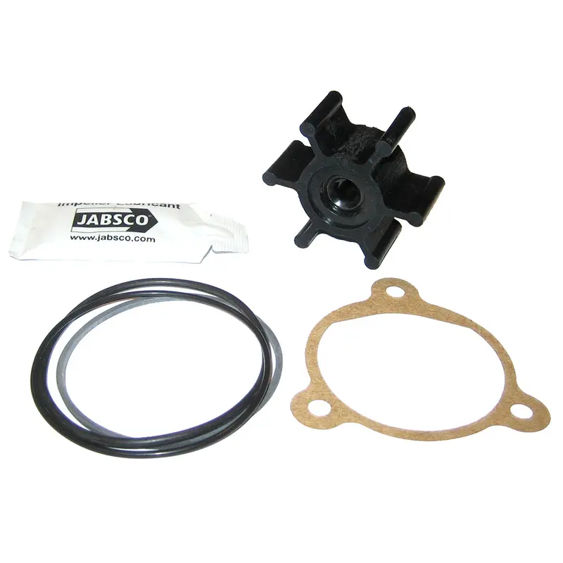 Jabsco Neoprene Impeller Replacement Kit – 6-Blade, 5/16" Shaft, Includes Cover & Seal, Model 6303-0001-P 1
