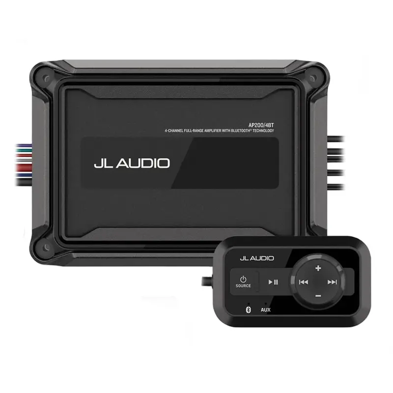 Jl Audio Ap200/4Bt Compact 4-Channel Marine Amplifier With Bluetooth Streaming [010-03431-00] 1