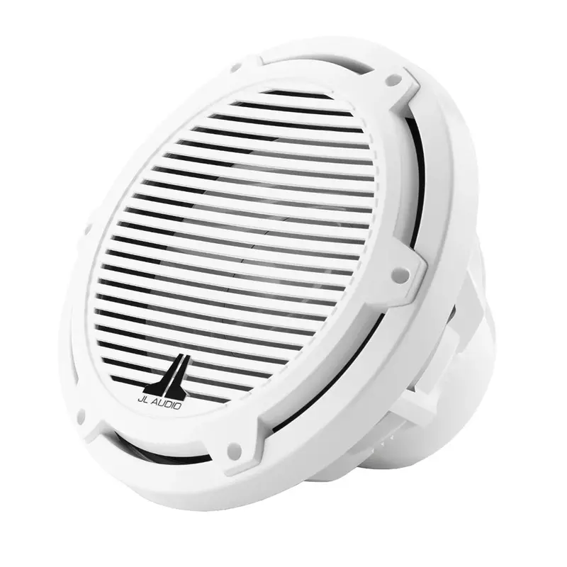 Jl Audio M3-10Ib-C-Gw-4: 10" Marine Subwoofer With Gloss White Classic Grille (No Leds) 1