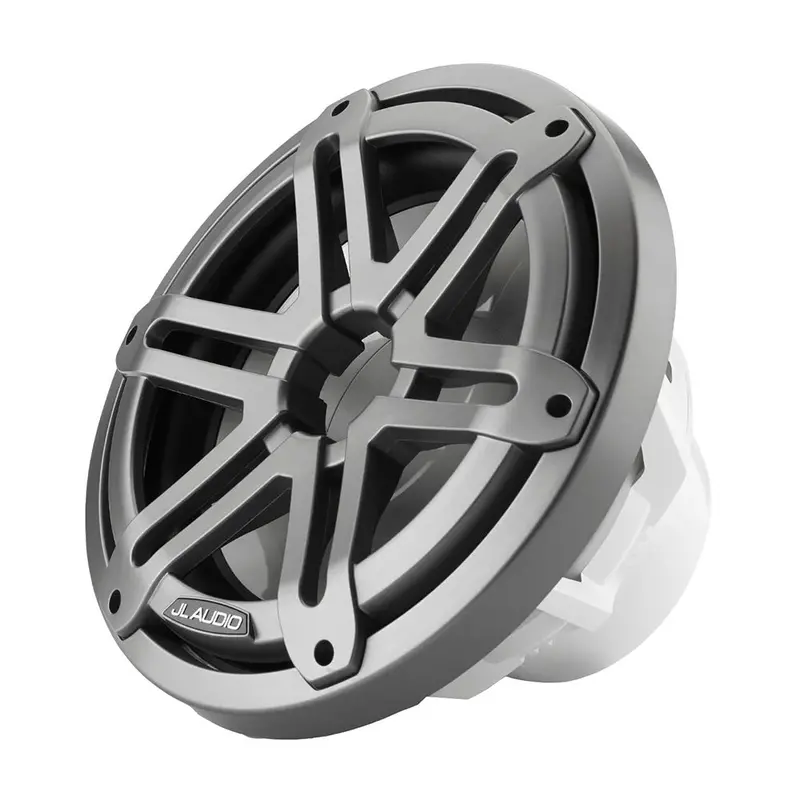 Jl Audio M3-10Ib-S-Gm-4: 10" Marine Subwoofer With Grey Metallic Sport Grille (No Leds) 1
