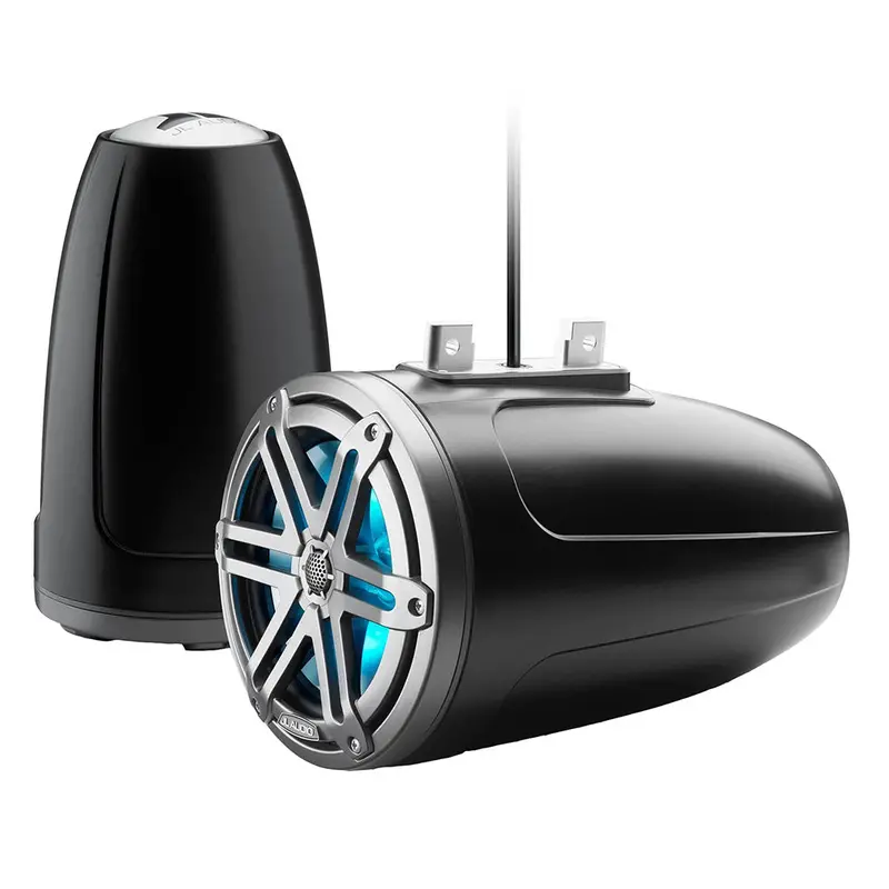 Jl Audio M3-770Etxv3-Sb-S-Gm-I: 7.7" Marine Tower Speaker System With Grey Metallic Sport Grille & Rgb Led Lighting 1