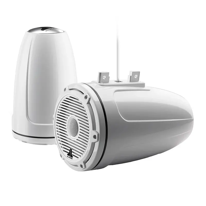 Jl Audio M6-770Etxv3-Gw-C-3Gw: 7.7" Marine Tower Speaker System With Gloss White Classic Grille (No Leds) 1