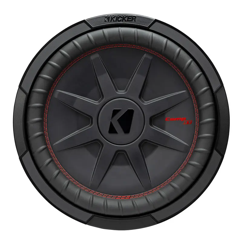 Kicker Comprt 12-Inch Ultra-Slim Subwoofer – 4-Ohm Space-Efficient Design [48Cwrt124] 1