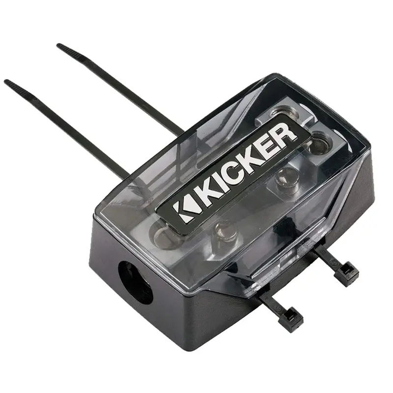 Kicker Fhd Dual Afs Fuse Holder – Compatible With 1/0–8Awg Power Cables [46Fhd] 1