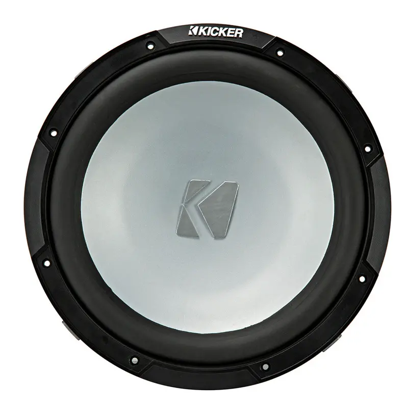 Kicker Km10 10-Inch Weather-Resistant Subwoofer For Sealed Or Ported Boxes – 4-Ohm [45Km104] 1