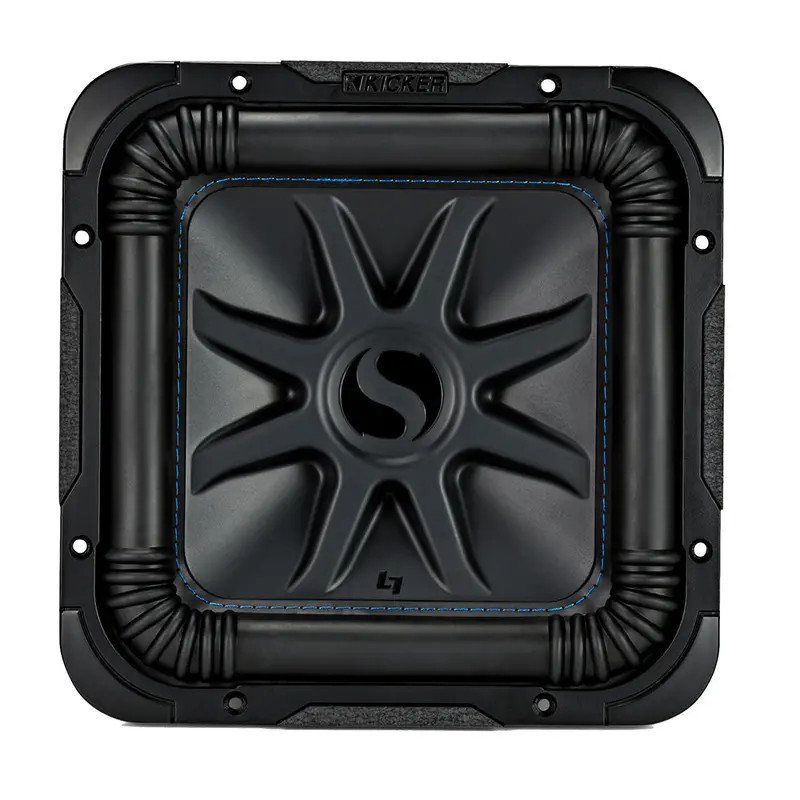 Kicker L7S 10-Inch Heavy-Duty Square Subwoofer – 4-Ohm, 600-Watt Power Handling [44L7S104] 1