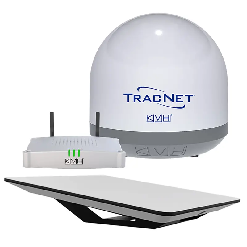 Kvh 72-1048/01-0465 Hp Starlink Flat Panel Terminal With Tracnet Coastal Pro 5G/Wifi Compact Hub 1