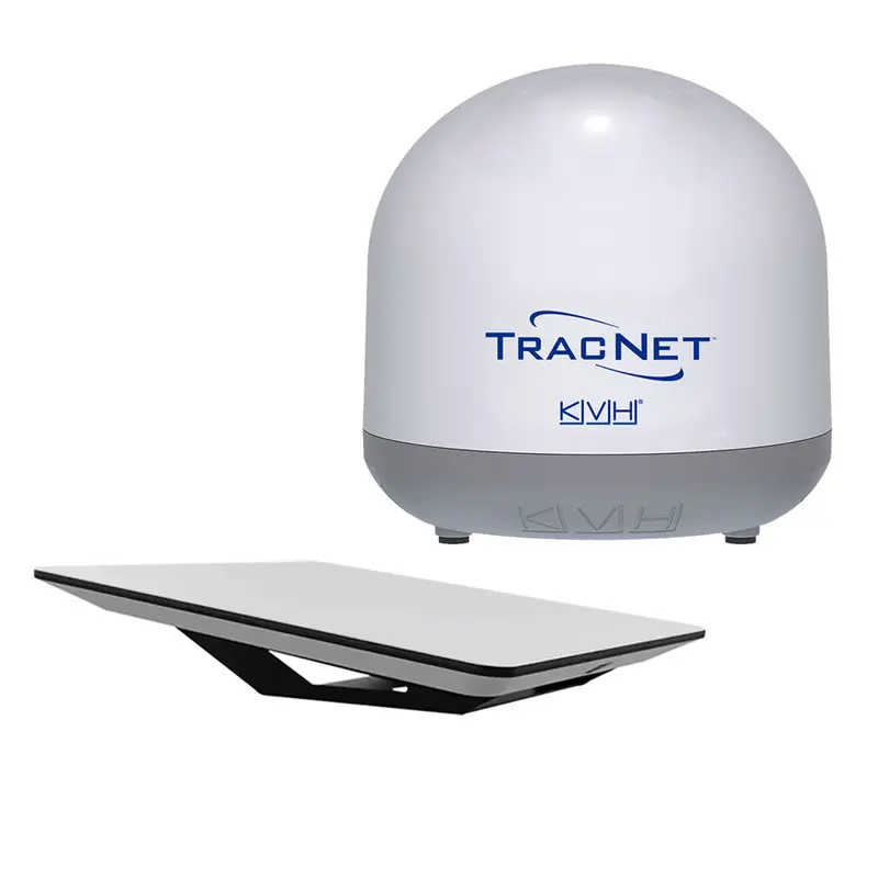 Kvh 72-1048-Oem/01-0465-01 Hp Starlink Flat Panel Kit (No Router) With Ethernet Adapter And Tracnet Coastal 5G/Wifi Hub 1