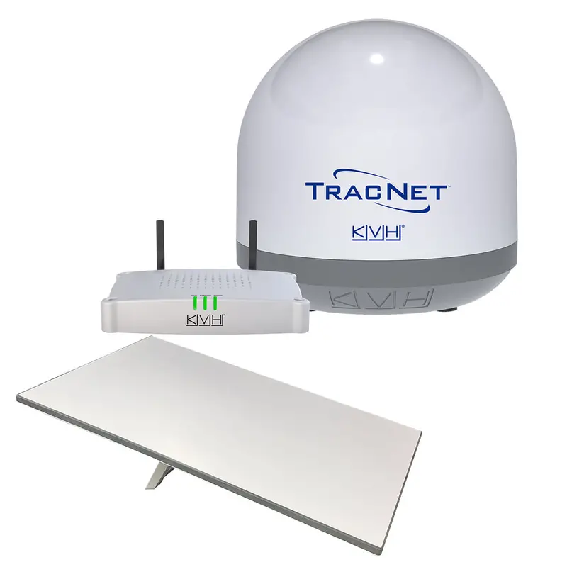 Kvh 72-1081/01-0465 Starlink Premium Rv Flat Panel Terminal With Tracnet Coastal Pro 5G/Wifi Compact Hub 1