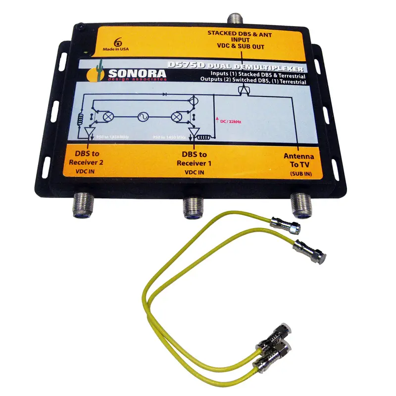 Kvh Dual-Output Signal Destacker – For Satellite Communication Systems [19-0410] 1