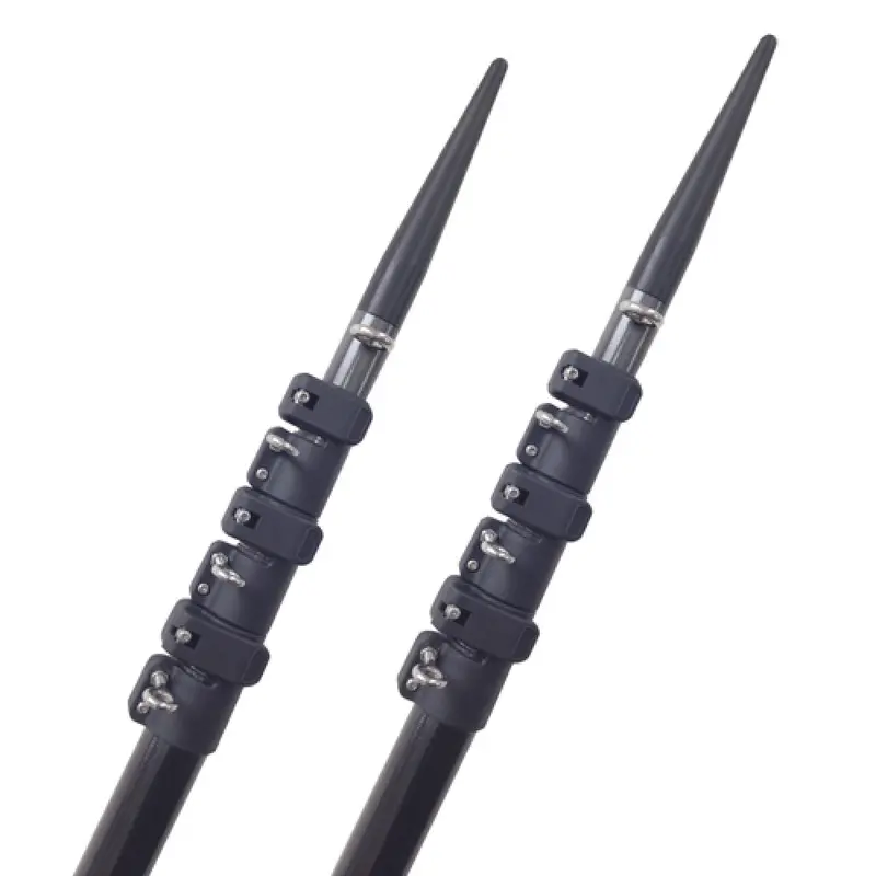 Lees 16-Foot Telescoping Carbon Fiber Outrigger Poles – Sidewinder Mount Ready [Ct3916] 1