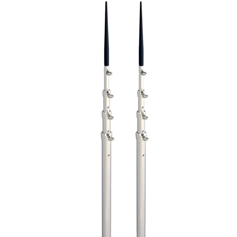 Lee'S Tx3916Sl/Sl 16.5-Foot Telescopic Spike Pole – Bright Silver/Black [Tx3916Sl/Sl] 1