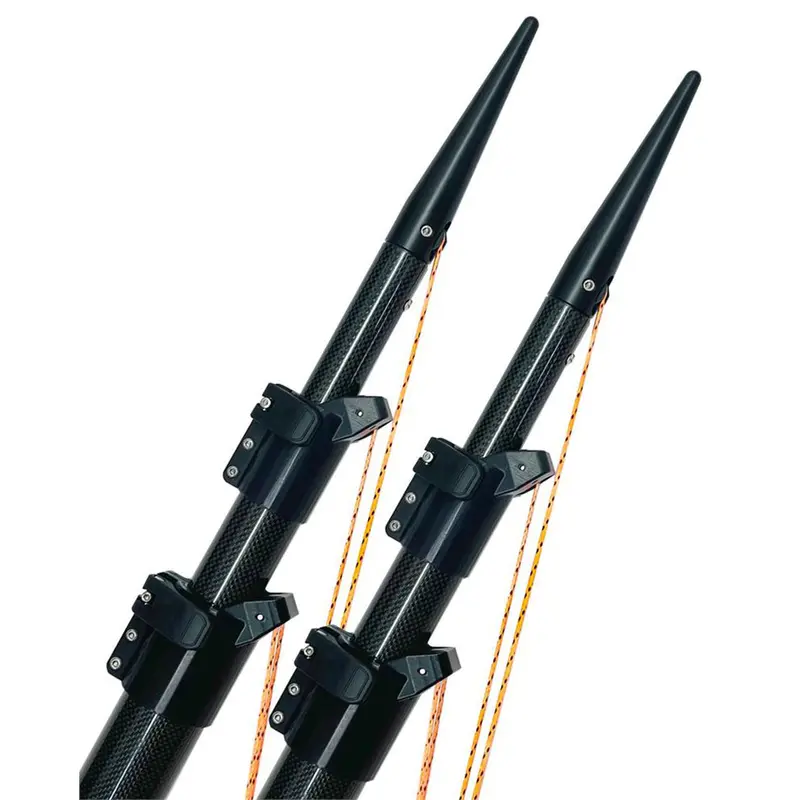Lee'S Ultima Carbon Fiber Telescoping Outriggers – 20' Self-Stowing, Internally Rigged [Ult3920] 1