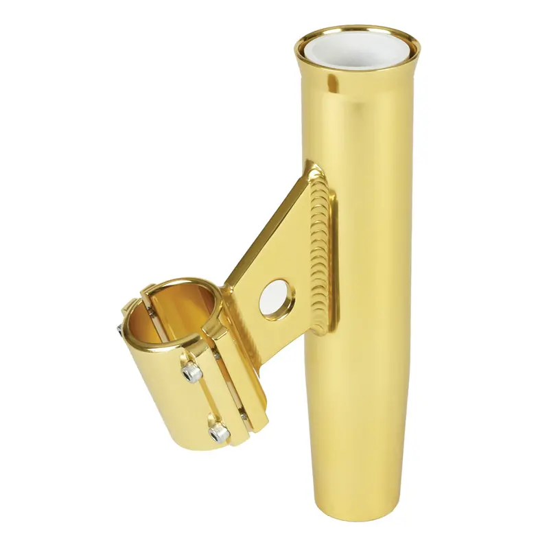Lee’S Vertical-Mount Clamp-On Rod Holder – Gold Anodized Aluminum, Fits 1.05" Od Pipe 1