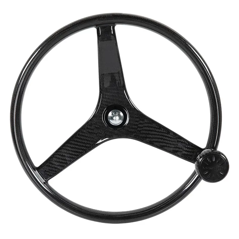 Lewmar 89700924 Power Grip Carbon Fiber Steering Wheel – Lightweight And Durable 1