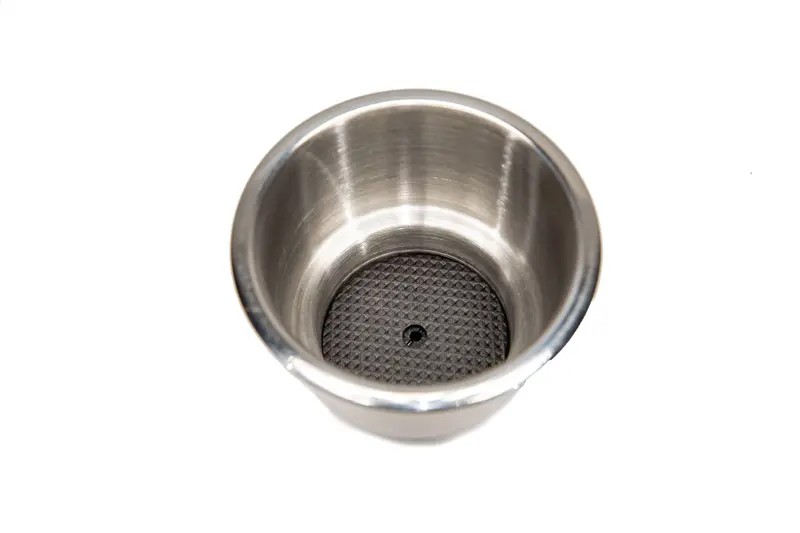 Livorsi Stainless Steel Beverage Holder – Recessed Cup Mount For Dash Or Console Installation 1
