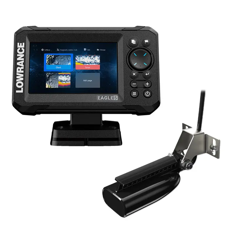 Lowrance Eagle 5-Inch Fishfinder Combo With Splitshot Transducer [000-16111-001] 1