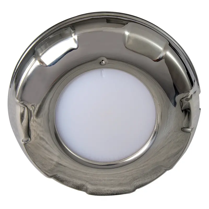 Lumitec Aurora Led Dome Light – Polished Stainless Steel, White/Blue Dimmable – 101138 1