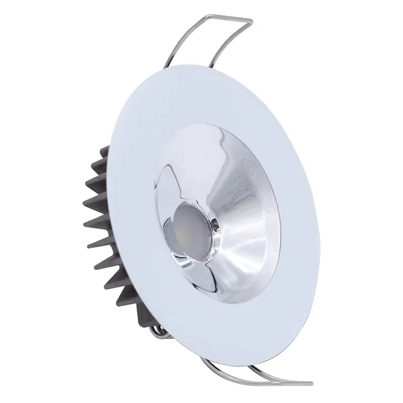 Lumitec Illusion Rgbw Led Downlight – Flush-Mount, Warm White, White Housing With Chrome Reflector (Model 117135) 1