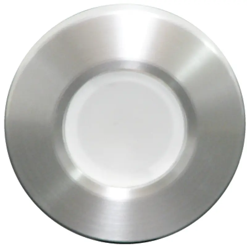 Lumitec Orbit Spectrum Flush-Mount Downlight – Brushed Housing, White Dimming + Red/Blue Static 1